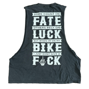 Hostility Shirt Mens 3XL Black Muscle Tank Sleeveless Motorcycle Graphic Cutoff
